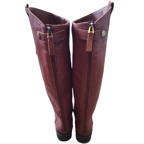 Sam Edelman Penny Brown Riding Boots Almond toe women's size 5 - Picture 8 of 13